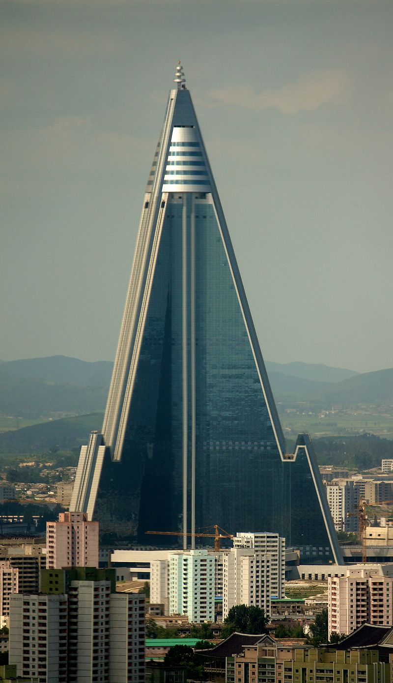 The Massive North Korean Ryugyong Hotel Has Been Under Construction For 30 Years. For a reclusive, poor country under constant economic sanctions due to human rights violations, the construction of a massive, 105 story spaceship looking hotel was a no brainer. Constantly wanting to impress the rest of the world with brash, bold and sometimes outlandish displays of “power” North Korea’s communist dictatorship began construction of the Ryugyong Hotel in 1987. The huge, pyramid shaped building towers over the capitol city of Pyongyang and at the time would have been the tallest hotel in the world. It was supposed to coincide with the 13th World Festival of Youth And Students. Fun! That date was missed and when “the hermit kingdom” ran out of money construction was stopped in 1992. While the outer shell was complete, the interior of 105 floors was empty and bare. This husk of a building was left standing unfinished until 2008 when they decided to give it another go. This time they promised to have construction completed by by 2012, but don’t go on Kayak just yet looking to book a room. Construction was again halted in 2013 and the hotel has still never officially been open. No reason was ever officially given but most guess that with the political tensions between Kim Jong-Un and the rest of the world, there is not a lot of need for a giant hotel for tourists in the middle of North Korea, unless they are going to host Dennis Rodman and his entourage a few times a year.