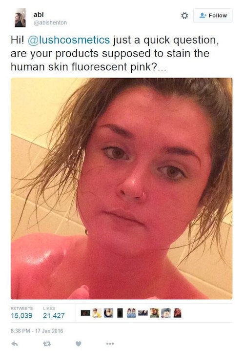 abi shenton - abi Hi! just a quick question, are your products supposed to stain the human skin fluorescent pink?... 15,039 21,427 2