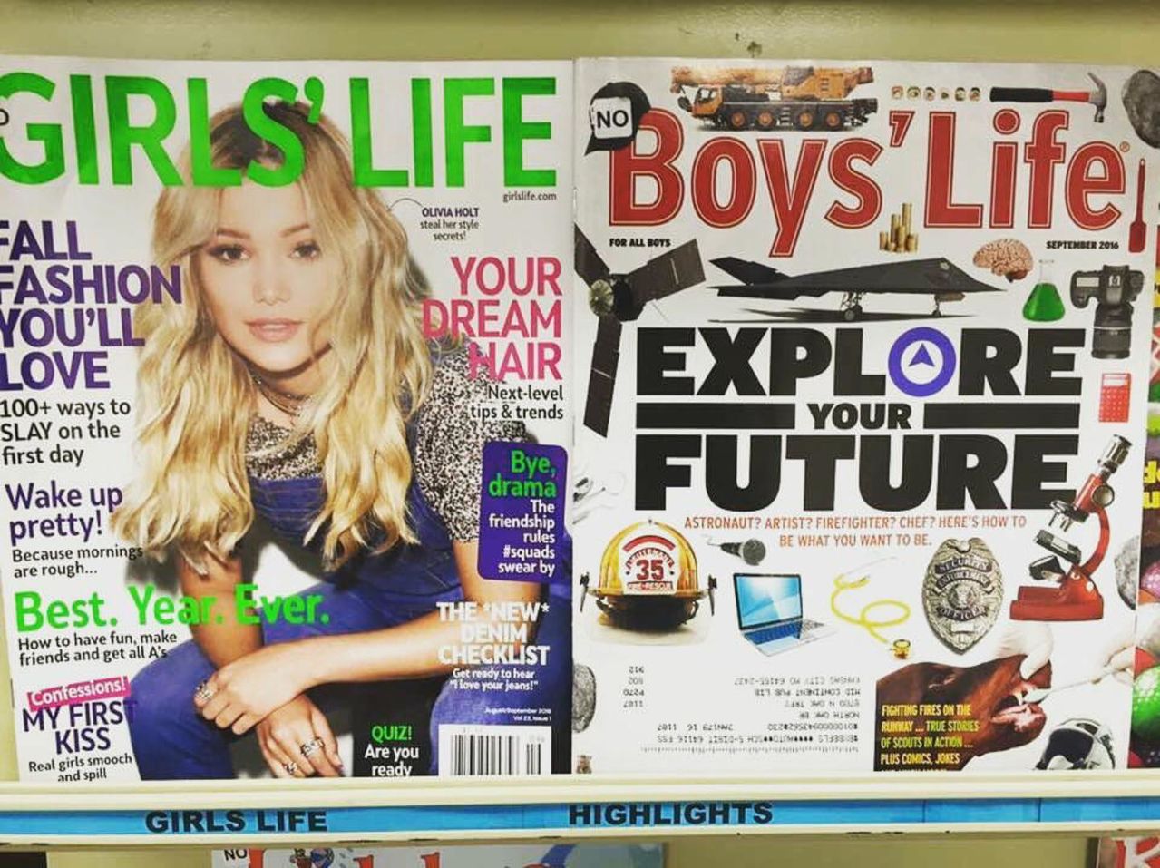 Girls’ Life vs Boys’ Life