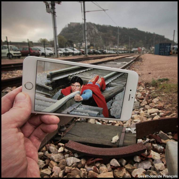 Perfectly Placed iPhone Photos