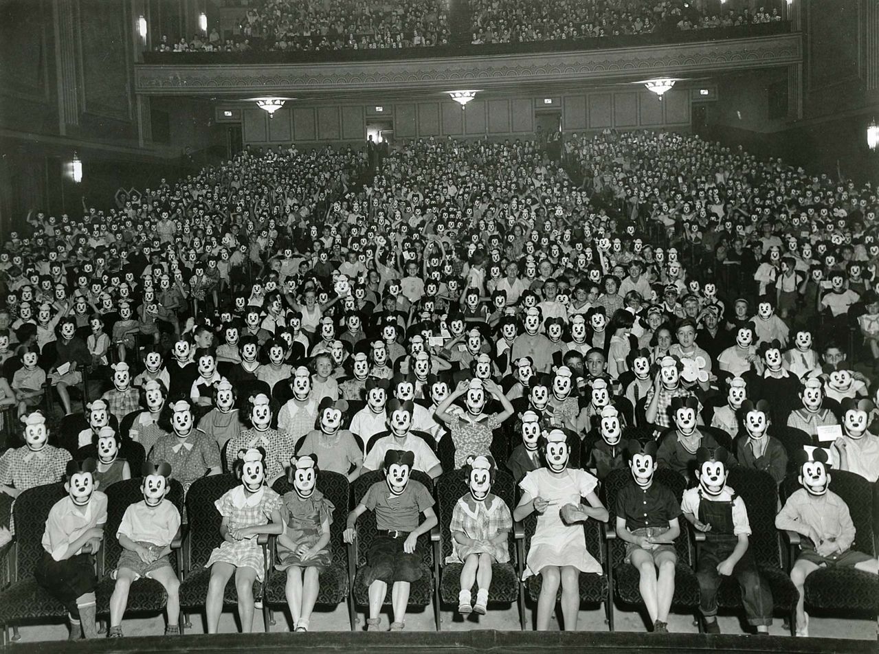 A meeting of the Mickey Mouse Club, early 1930s.