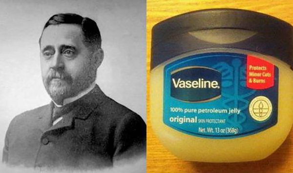 Robert Chesebrough, the inventor of Vaseline, ate a spoonful of the stuff every morning.