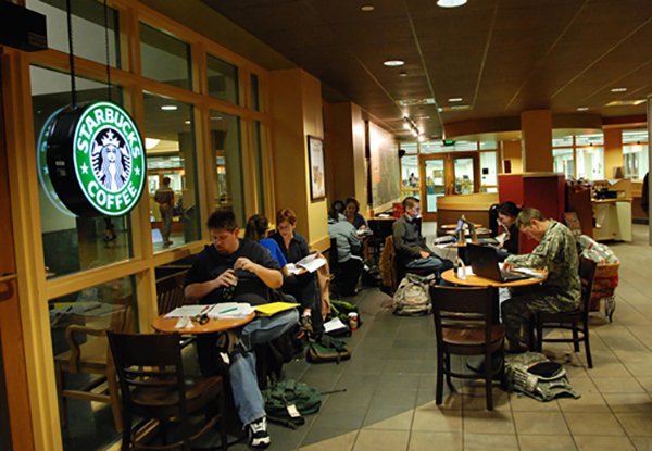 Starbucks’ round tables were created specifically so customers would feel less alone.