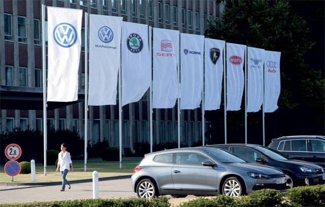 The Volkswagen group owns Bentley, Bugatti, Lamborghini, Audi, Ducati, and Porsche.