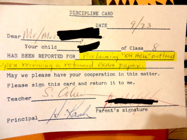 Students get put in detention for the strangest things