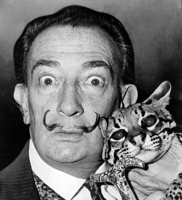 Salvador Dali.
He believed that he was possessed. He even had a priest perform an exorcism on him. He then gave the priest a crucifix sculpture he made himself as a gift.