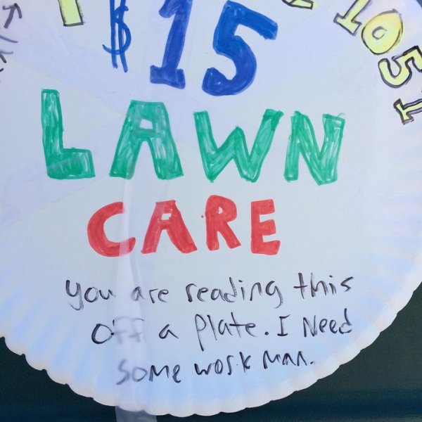 banner - Slk Lawn Care you are reading this of a plate. I Need Some wosk man.