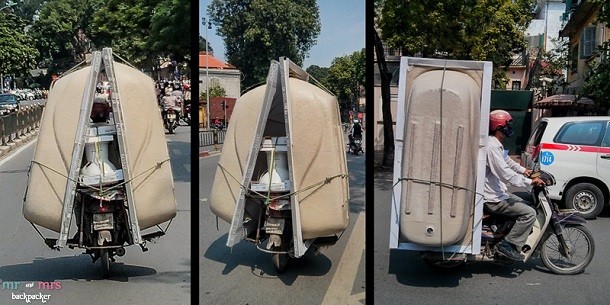 Ridiculous And Crazy Things Carried On Bikes
