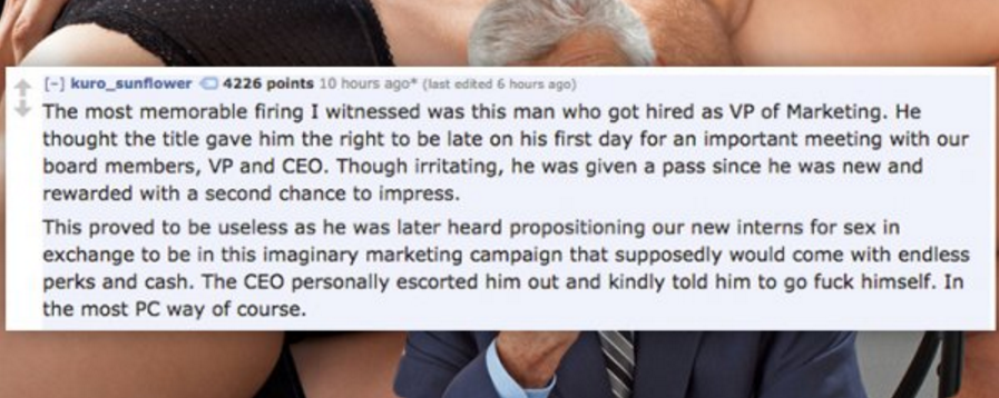 People Share Stories of Coworkers Who Got Fired on Day One