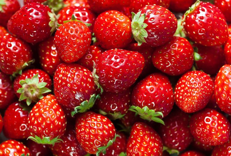 Strawberries.
Produce with edible skins have some of the highest levels of estrogen-mocking pesticides, which are bad for the bedroom.