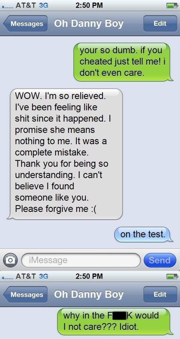 Caught Cheating Texts That Are So Awkward They’re Actually Funny