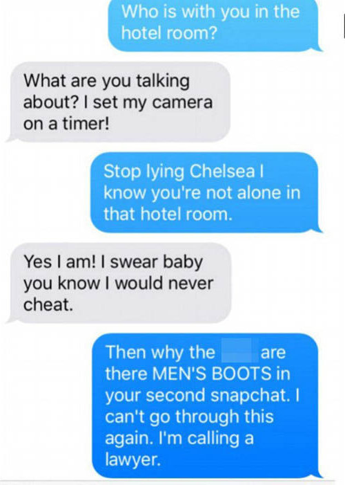 Caught Cheating Texts That Are So Awkward They’re Actually Funny