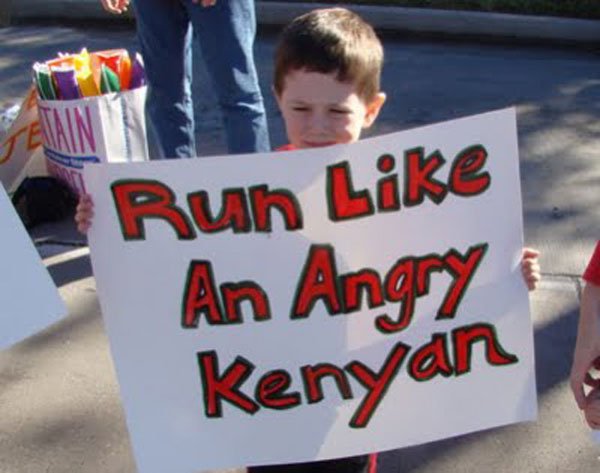 Motivational marathon signs that go the extra mile