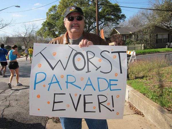 Motivational marathon signs that go the extra mile