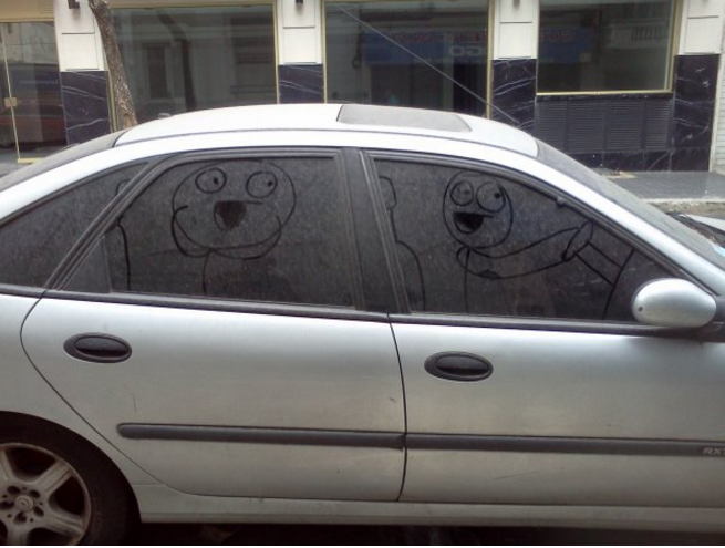 Times Dirty Cars Got Drawn on and It Wasn't Just Dicks