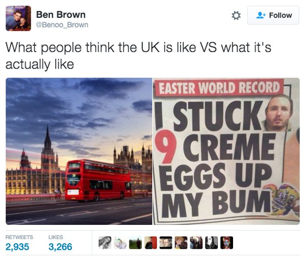 The UK can be a funny place