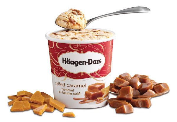 Haagen-Dazs.
The name was chosen by the owners because it sounds Danish, but it has no meaning within the language.