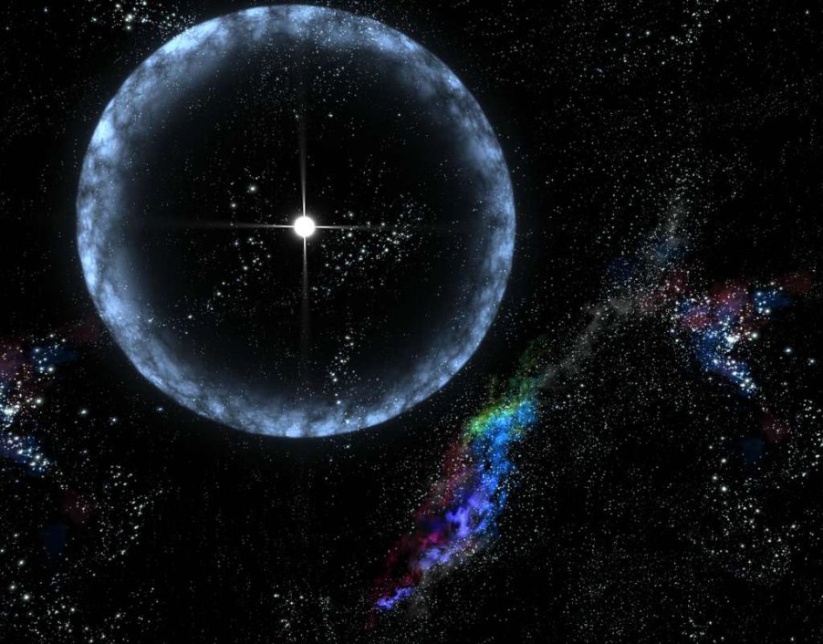 When a massive star explodes, its scrunched up core forms something called a neutron star. Neutron stars are so dense that just a teaspoon of their material would weigh more than Mt. Everest. The explosion can spin the neutron star to mind blowing speeds — up to 600 rotations per second.