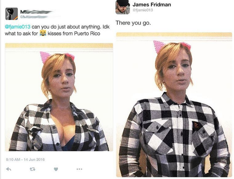 james fridman photoshop best - James Fridman jamic013 There you go. can you do just about anything. Idk what to ask for kisses from Puerto Rico 14 Juni 2016