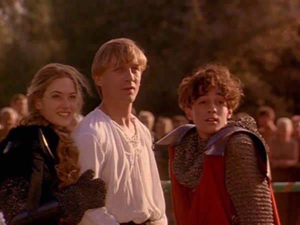 A Kid in King Arthur’s Court - Kate Winslet was reportedly told to lose weight for her role as Princess Sarah, and she came back sick because of it.PS, yes, that is Daniel Craig standing next to her.