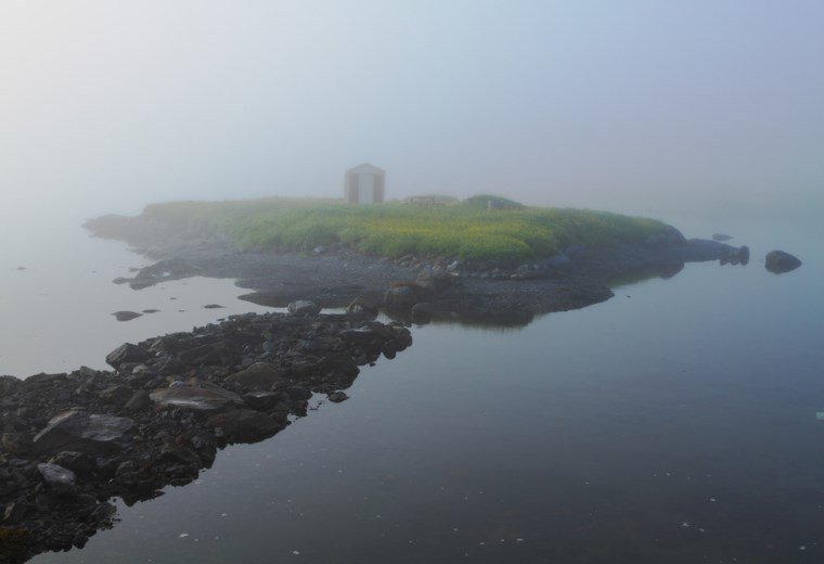 Foggiest place on Earth.
Grand Banks of Newfoundland has plenty of fog due to the warm waters of the Gulf Stream colliding with the cold waters of the Labrador Current. The area sees fog for more than 200 days a year.