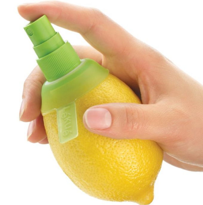 Use only the freshest fruit juices with this citrus sprayer.