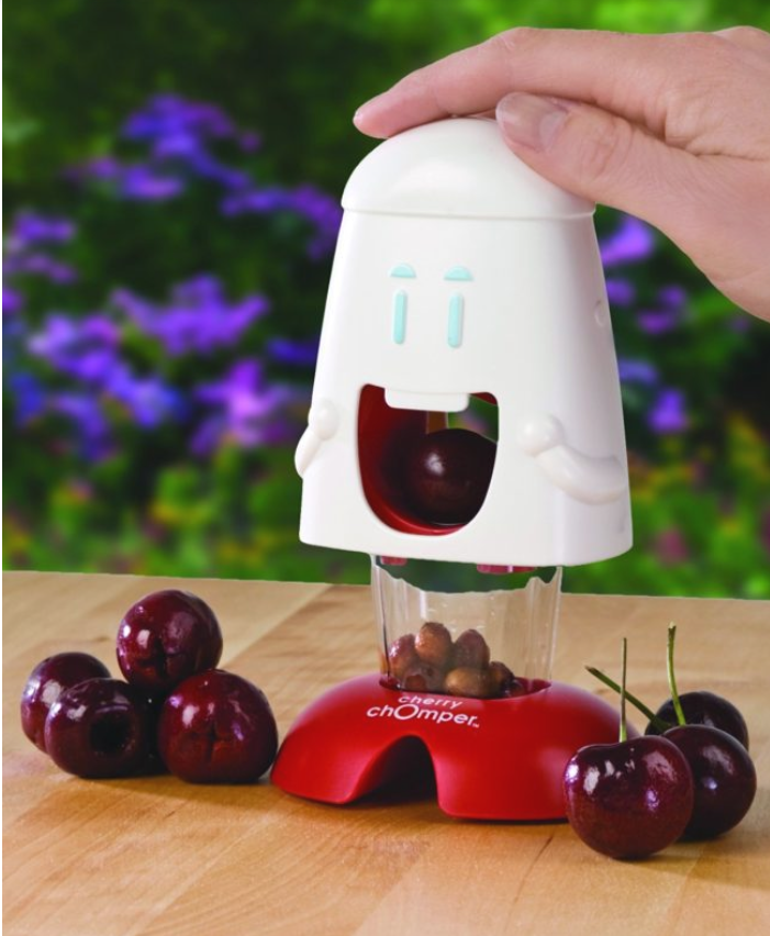 There's nothing worse than biting into a cherry and having to spit out the pit. This adorable gadget eliminates the hassle.