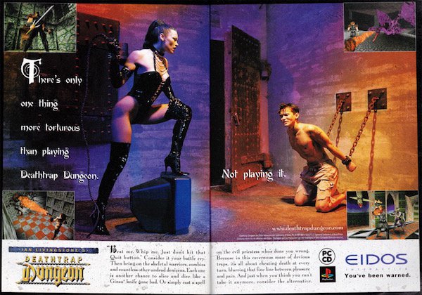 While nostalgic, old school game adverts were… unique