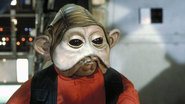 Star Wars ep 6 – Return of the Jedi.
Nien Nunb, Lando’s co-pilot, speaks a Kenyan dialect called Haya. According to sound designer Ben Burtt, the lines were delivered by Kipsang Rotich, a Kenyan student living in the US, and are actually correct Hayan translations of the English text. Audiences in Kenya were reportedly very thrilled to hear their language spoken in proper context.