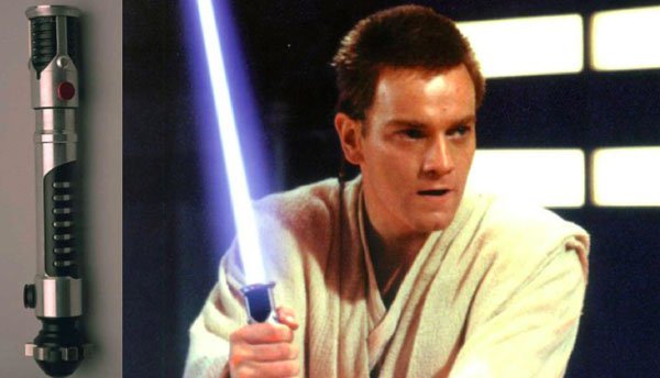 Star Wars Ep 1 – The Phantom Menace.
During filming Ewan McGregor made lightsaber noises as he dueled. It was noted and corrected during post production.