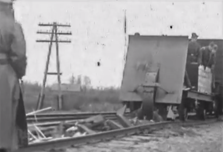 The German army in WWII used this plow-like device to destroy railroad tracks as they retreated
