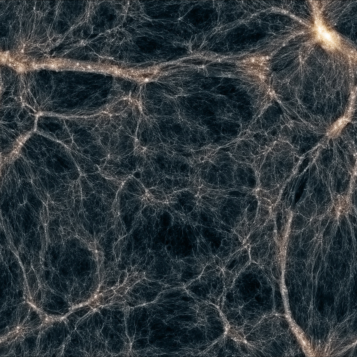 Structure of the visible Universe if we could see dark matter. The universe looks just like neurons in a human mind. What if… our universe itself is just the brain and neuronal network of some much, much larger and more significant being then we could ever even imagine?