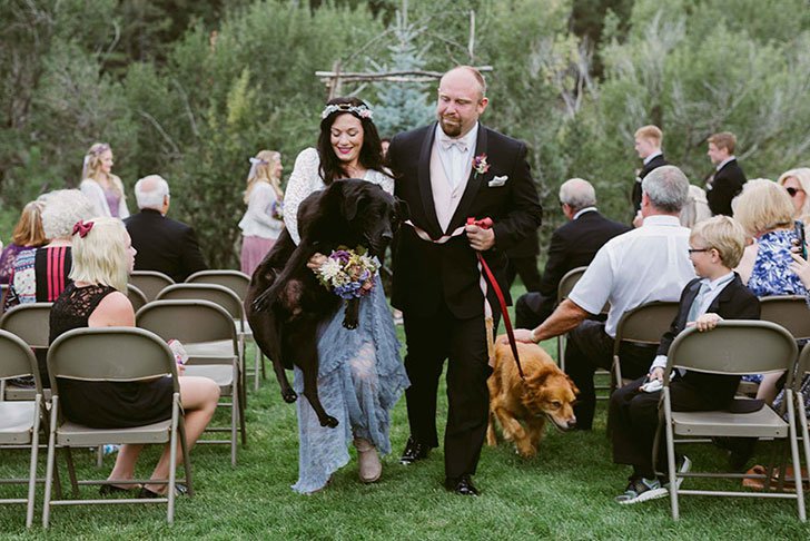 Guess what? He did make it down the aisle. But he couldn’t make it back.

“James and I just grabbed onto him, and we just kept saying, ‘You made it, buddy, you made it.'” O’Connell said.