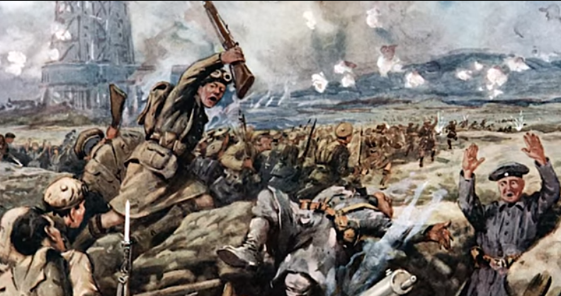 During the Battle of Loos in 1915, German machine gunners stopped firing out of sheer disgust for the amount of casualties they were inflicting on the British
