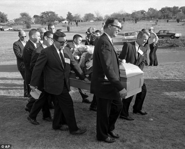 Due to a lack of family and friends in attendance at his funeral, the pallbearer’s of Lee Harvey Oswald’s casket were reporters