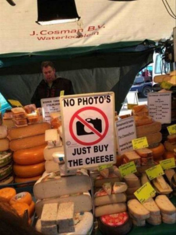 no photos just buy the cheese - J. Cosmann waterloop No Photo'S Just Buy The Cheese