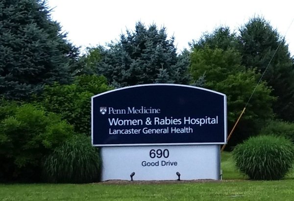 sign - Penn Medicine Women & Rabies Hospital Lancaster General Health 690 Good Drive