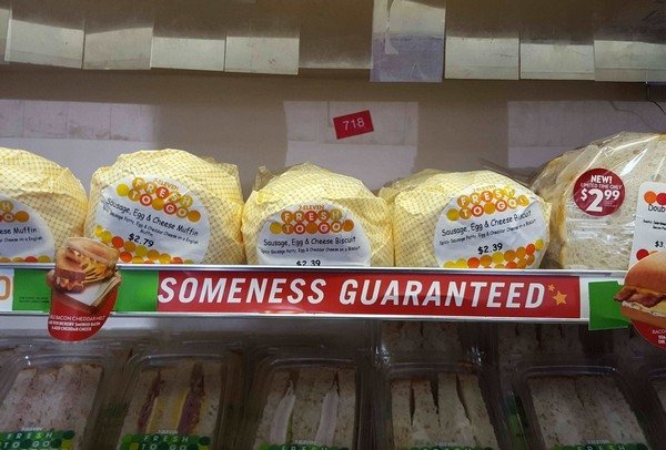 fast food - 718 Pre Susage. Egg & Cheese Muffs Oc Prosh Oooo Soogd Cheese Biscuit To 005 Souto, Ed Cheese $2.39 Someness Guarante Someness Guaranteed