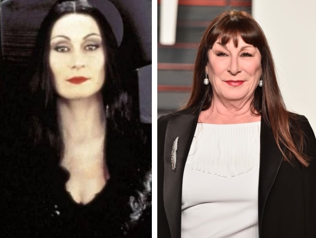 Morticia Addams played by Anjelica Huston.