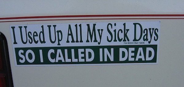 There are regular bumper stickers, then there are these masterpieces