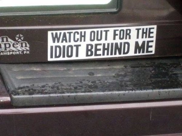 There are regular bumper stickers, then there are these masterpieces