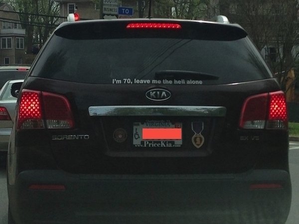 There are regular bumper stickers, then there are these masterpieces