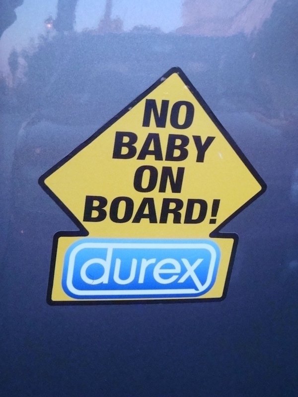 There are regular bumper stickers, then there are these masterpieces