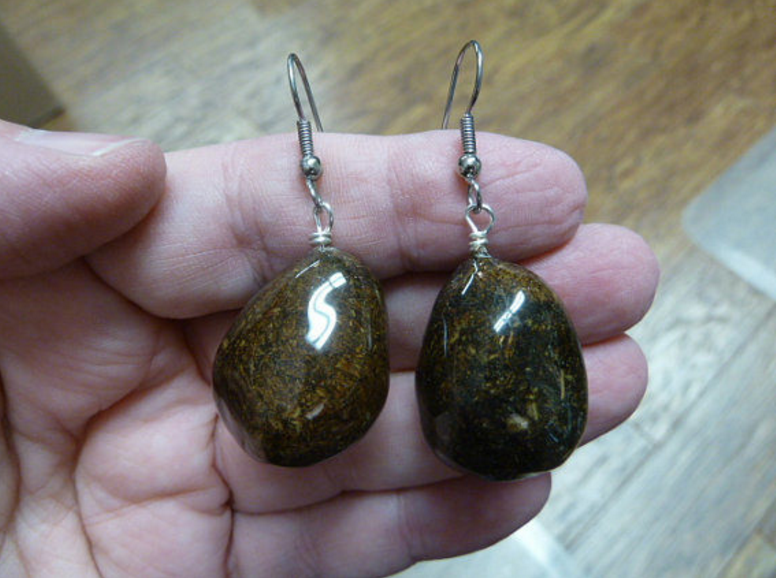 I don't know about you, but I really want to walk around with moose poop hanging from my earlobes.