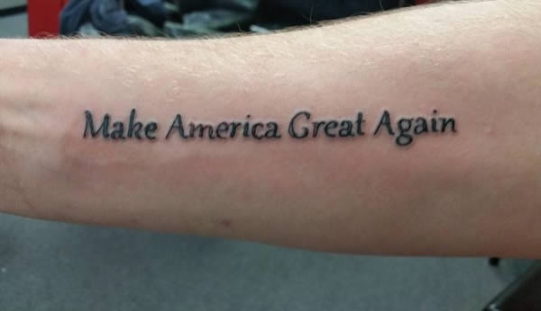 After hearing that a business owner in New Hampshire was giving customers free Trump tattoos, a Vermont tattoo parlor began offering free tats of Democratic presidential candidate Bernie Sanders. 

Initially, the deal from Aartistic Inc. in Winooski came with a catch— customers could only get a free tattoo of Sanders if they were using it to cover up a Trump tattoo. The offer has since been extended to any pro-Sanders ink, parlor owner Tyre Duvernay claimed.
