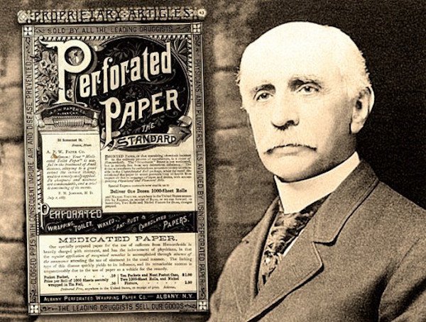 Joseph Gayetty invented modern toilet paper back in 1857. Before his invention, things such as wool, hemp, pottery shards and special sticks were used. In some parts of the world, water is still preferred over paper, but if you live in the US, it’s likely you use Gayetty’s invention on a daily basis.
