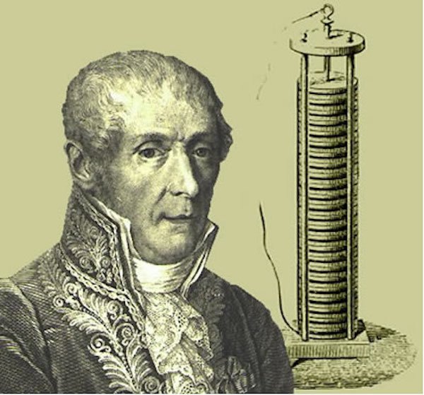 Alessandro Volta’s primitive version of a battery led to the modern copper batteries we use today. His early version was made by piling up layers of silver, cloth soaked in salt, and zinc. These sets were then piled up until desired voltage was reached.