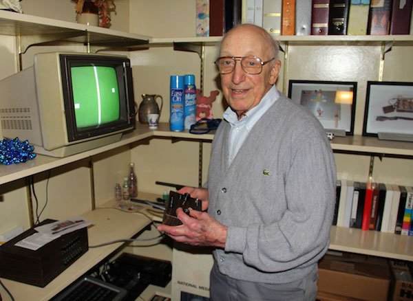 Ralph H Baer was the first to have the idea of a game that could be played on a TV screen. While most of us think Atari is the first Video Game console, the Odyssey – Baer’s console – beat it to shelves by a few months, and when Baer and Maganavox sued Atari for copyright infringement, they won.