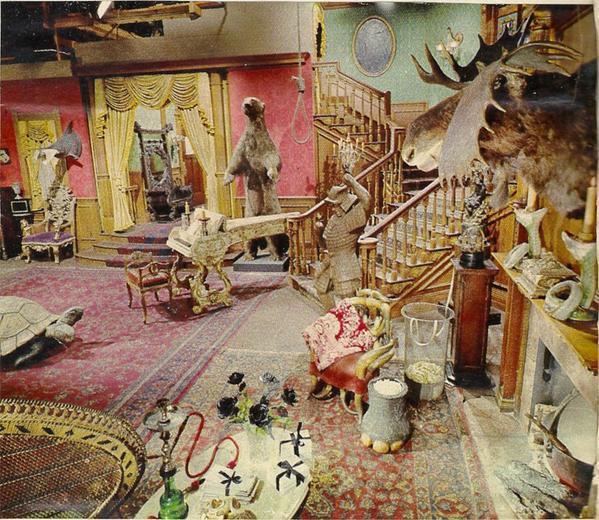 The original Addam’s Family set photographed in color