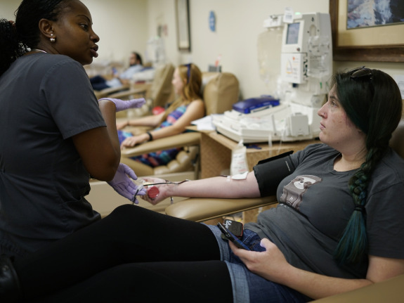 The last time anyone was known to have been diagnosed with HIV after receiving a blood donation in the U.S. was in 2008. The 'success' of this doesn't come from banning certain donors but from blood screening.